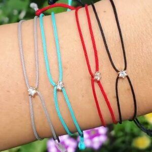 Nova Supernova Diamond Cord Bracelet 10k Gold Limited Edition Turquoise bluboho